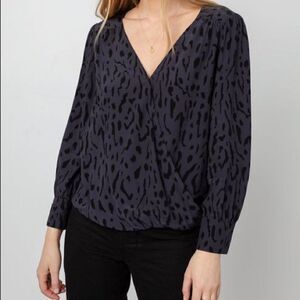 Rails Blouse Hillary Ash Cheetah, Animal-print Pattern size S